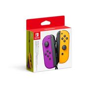 Nintendo Controller Switch Set da 2 Joystick, Viola Neon e Arancione Neon
