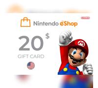 Nintendo eShop Card 20 USD Key - NORTH AMERICA