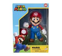 Jakks Pacific Super Mario con Fungo rosso 10 cm