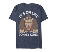 Nintendo Fist Pump T-Shirt, Navy Htr, XXL Uomo