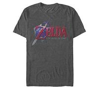 Nintendo Hey Ocarina T-Shirt, Premium Charcoal Heather, M Uomo - NUOVO