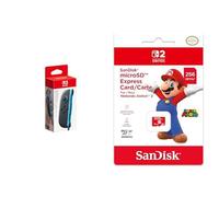Nintendo Joy-Con Blu Sinistro Switch 2 (singolo) + Scheda Micro SD Express SanDisk (256 GB) Switch 2