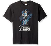 Nintendo - Maglietta da Uomo Breath of The Wild Zelda Paint - Nero - XL
