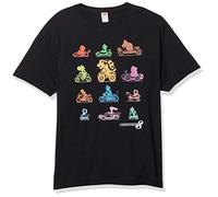 Nintendo Il Racer T-Shirt, Nero, S Uomo