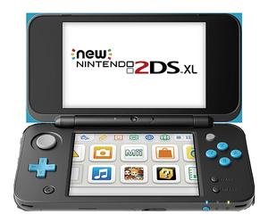 NINTENDO New 2DS XL, Nero, Turchese