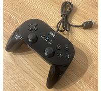 Nintendo Official Black Classic Controller Pro Wii & Wii U Pad Giappone