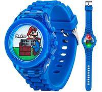 Nintendo Orologio analogico per bambini al quarzo con cinturino in plastica GMA3002