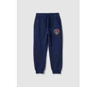 NINTENDO, Pantaloni Jogger In Misto Cotone Blu Da Bambino Regular Fit Con Logo, Nero, Taglia: 9-10