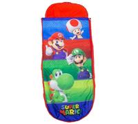 Nintendo ReadyBed Ufficiale | Letto gonfiabile e sacco a pelo per bambini con pompa | Design Squad con Mario, Luigi, Toad, Yoshi | Materasso da viaggio per serate pigiama, campeggio o uso in casa