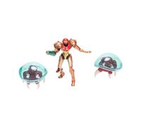Nintendo Metroid Set Bounty Hunter - Set di Figure Articolate da 6,3 cm con Dettagli Fedeli, Ideale per Collezionisti e Appassionati della Serie Videogiochi Metroid