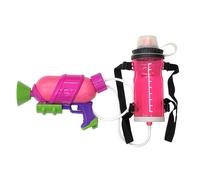 Nintendo Splatoon 2 Splashooter Con Inchiostro Serbatoio Acqua Pistola Neon Rosa