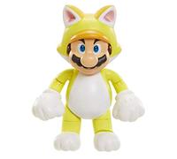 Nintendo SUPER MARIO Action Figure 10 cm Cat Mario giocattolo da collezione con campana accessorio