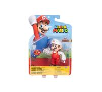 Nintendo - Super Mario Bros - Statuetta articolata 10 cm - Mario di fuoco con palla di fuoco