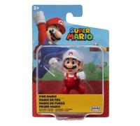 Nintendo - Super Mario Bros - Statuetta articolata 6,3 cm - Figure Mario di fuoco