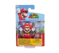Nintendo - Super Mario Bros - Statuetta articolata 6,3 cm - Figure Mario Scoiattolo Volante