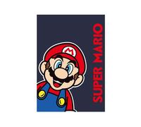 Super Mario Blu Pile Coperta 140cm(140cm)X 100cm (100cm)