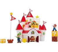Jakks Pacific Scenario Di Gioco Del Castello Del Regno Dei Funghi Di Super Mario