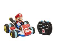 Nintendo Super Mario Kart 8 - Mario Mini Racer Radiocomandato Anti-Gravity 2.4GHz con Sterzo Completo, Gira a 360°, Derapa - Portata fino a 30 m - Dai 4 Anni in su