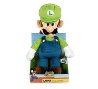 Jakks Pacific Jumbo Luigi Super Mario Nintendo 50cm Teddy Verde Bambini