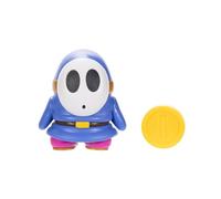 Nintendo Super Mario - Personaggio snodabile di ragazzo timido blu da 10,2 cm, con accessorio per monete, età 3+ (licenza ufficiale)