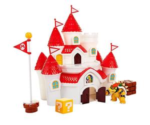 Nintendo SUPER MARIO PLAYSET CASTELLO MUSHROOM KINGDOM DELLA PRINCIPESSA PEACH, CON BELLISSIMI DETTAGLI COME NEL VIDEOGIOCO, DA 3 ANNI IN SU