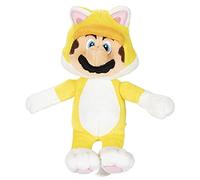 Nintendo Super Plüsch, 18 cm-Mario im gelben Katzenkostüm Peluche, Colore Giallo, 83395