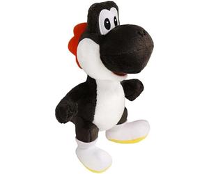 Nintendo Super Mario Plüsch Yoshi stehend schwarz, 20 cm