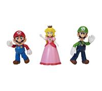 Jakks Pacific Nintendo Super Mario Set Diorama Regno dei Funghi 3 Personaggi