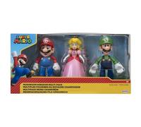 Jakks Pacific Nintendo Super Mario Set Diorama Regno dei Funghi 3 Personaggi