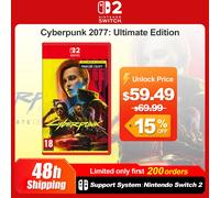 Nintendo Switch 2 Cyberpunk 2077 Ultimate Edition Juegos Offerte di giochi Gioco di carte di gioco fisico originale al 100% Gioco di ruolo per Switch 2