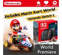 Console di gioco Nintendo Switch 2 NS2 LCD da 7,9 pollici Display 1080P 120Hz Console con maniglia Joy-Con2 Console per videogiochi in modalità TV stabile Nintendo Switch 2 + Mario Kart World