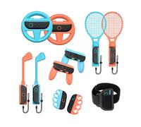 Nintendo Switch 2 IMOSHION Set accessori per 2 Arancione/Azzurro/Nero
