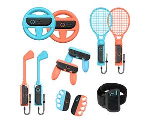 Nintendo Switch 2 IMOSHION Set accessori per 2 Arancione/Azzurro/Nero