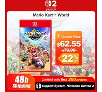 Nintendo Switch 2 Mario Kart World Juegos Offerte di giochi Scheda di gioco fisica ufficiale al 100% Racing Party Genre Game Solo per Switch 2