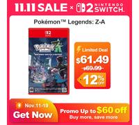 Nintendo Switch 2 Pokemon Legends ZA Juegos Offerte di giochi Scheda di gioco fisica ufficiale al 100% Gioco Pokemon RPG per Nintendo Switch 2