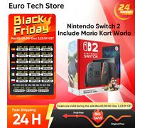 Nintendo Switch 2 Schermo da 7,9'' Joy-Con Maniglia Console audio regolabile migliorata Include Mario Kart World NS2 Originale