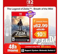 Nintendo Switch 2 The Legend of Zelda: Breath of the Wild Juegos Offerte di giochi Gioco fisico ufficiale al 100% Gioco di immagini di carte