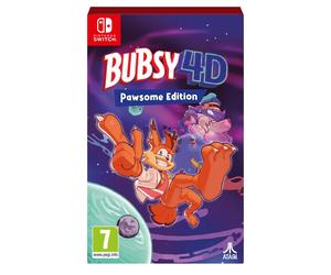 Nintendo Switch Bubsy 4D - Pawsome Edition Game NUOVO