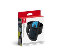 Nintendo Leg Strap Fibra di cotone, Elastan, Nylon, Poliestere Nero