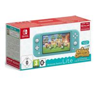 NINTENDO SWITCH LITE CONSOLE TURCHESE + GIOCO ANIMAL CROSSING NEW HORIZON ITA