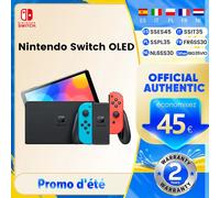 Nintendo Switch Modello OLED con Joy-Con, Audio Migliorato, Console Regolabile, Modalità TV Stabile, Schermo da 7 Pollici per Videogiochi