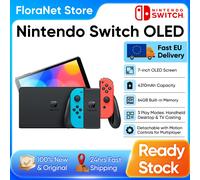 Nintendo Switch Modello OLED, Schermo da 7 Pollici, Console con Joy-Con, Modalità TV Stabile, Controller di Gioco, Audio Migliorato, Regolabile