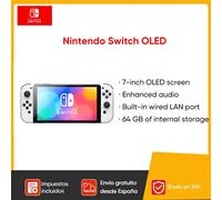 Nintendo Switch (modello Oled) Bianco, schermo 7 pollici