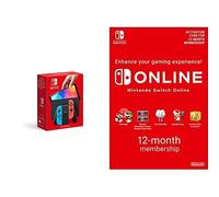 Nintendo Switch (OLED Model) - Neon Blue/Neon Red (Nintendo Switch)