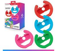 Nintendo Switch Oniverse - Pack Of 4 Racing Wheel Controller Holders Game NUOVO
