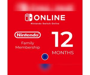 Nintendo Switch Online Family Membership 12 Months Key - EU