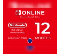 Nintendo Switch Online Individual Membership 12 Months + Expansion Pack Key - EU