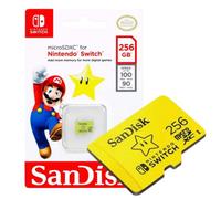 Nintendo Switch Sandisk Microsdxc 256Gb Memoria Micro Sd Scheda Ufficiale Mario