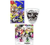 Nintendo Switch Splatoon 3 e amiibo Squid Sisters con bicchiere acrilico...