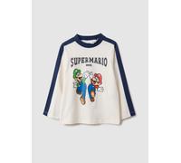 NINTENDO, T-shirt A Maniche Lunghe In Puro Cotone Multicolor Da Bambino Con Stampa, Multicolor, Taglia: 5-6